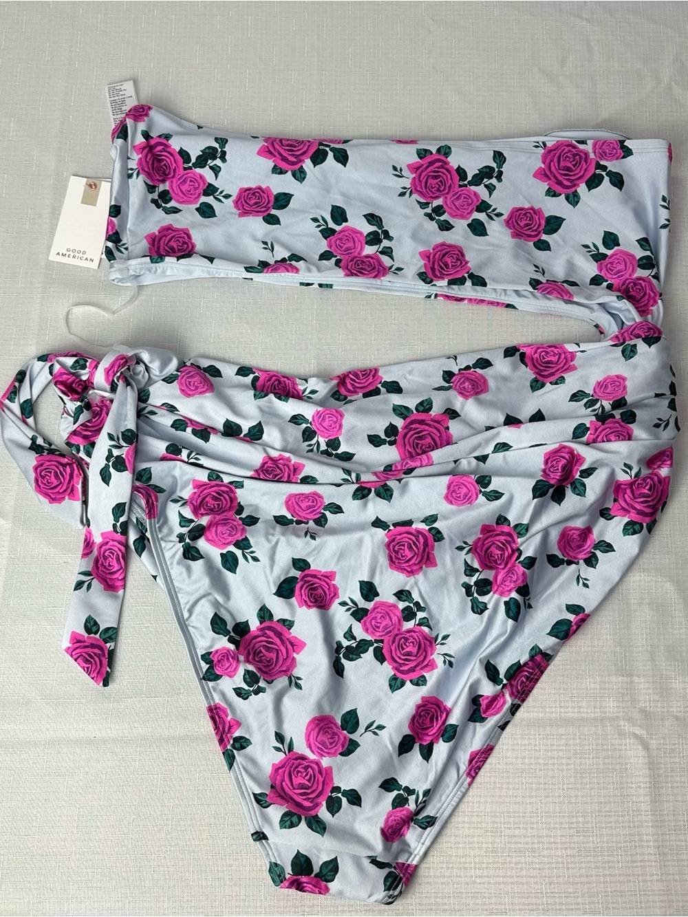 NWT Good American Vintage Rose One Piece Cutout 5XL - Picture 4 of 14